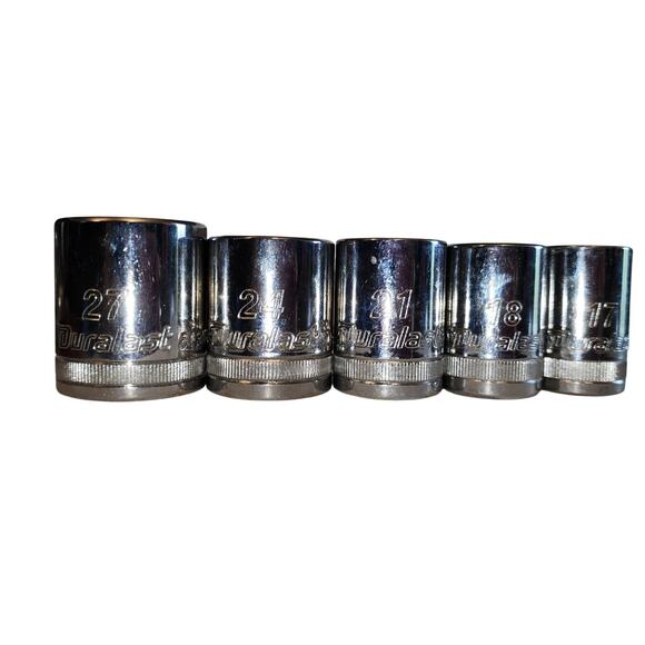 DURALAST METRIC SOCKET SET MIXED 1/2" inch - Picture 1 of 5